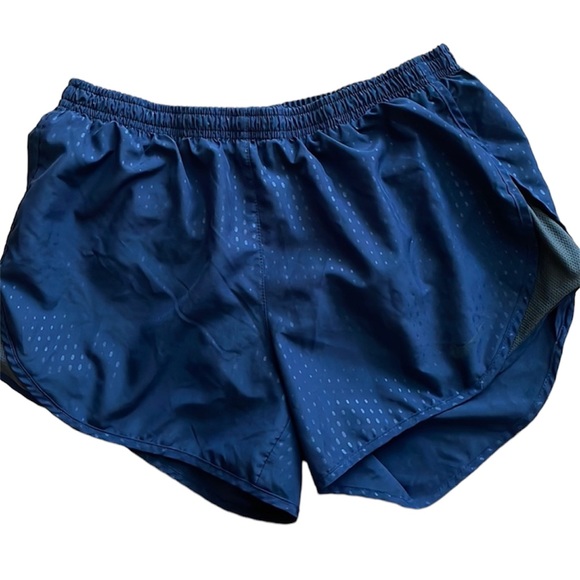NIKE Womens Dri-Fit Navy Blue Lined Shorts Activewear Size Small - Picture 1 of 9